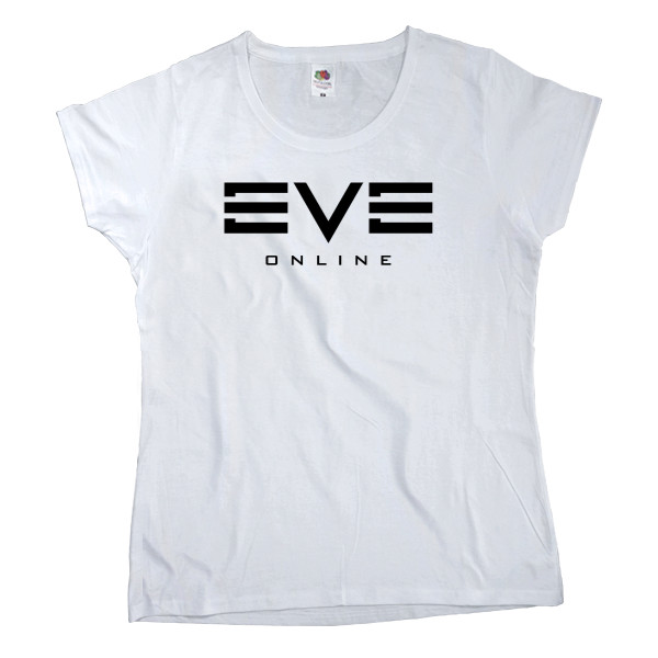EVE Online - Women's T-shirt Fruit of the loom - EVE Online лого - Mfest