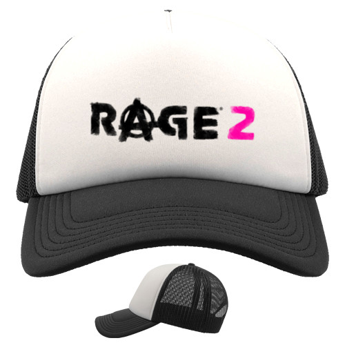Rage - Кепка Тракер Детская - Rage 2 logo - Mfest