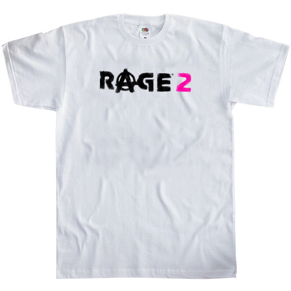 Rage - Kids' T-Shirt Fruit of the loom - Rage 2 logo - Mfest