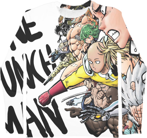 One Punch-Man - Kids' Longsleeve Shirt 3D - One punch man - Mfest