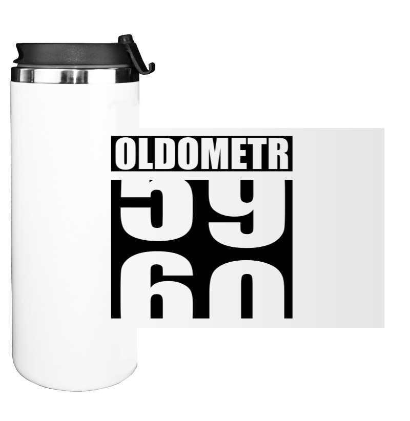 О возрасте - Water Bottle on Tumbler - OLDOMETR 59-60 - Mfest