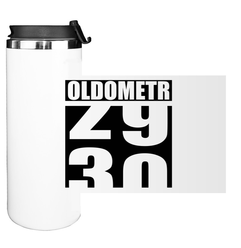 О возрасте - Water Bottle on Tumbler - OLDOMETR 29-30 - Mfest