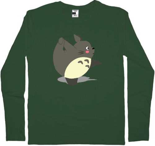 My neighbor Totoro/Мой сосед Тоторо - Men's Longsleeve Shirt - Yoga totoro - Mfest