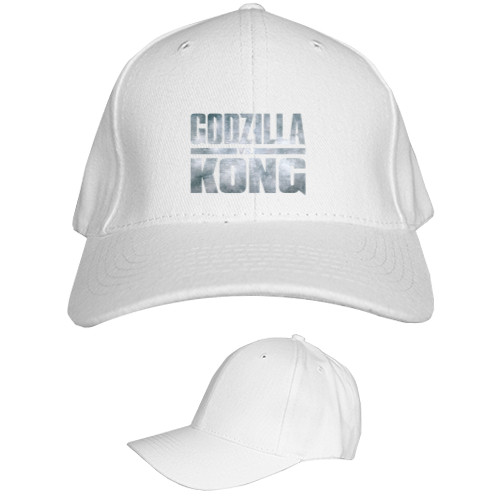 Годзилла против Конга - Кепка 6-панельная Детская - godzilla vs kong logo 2 - Mfest