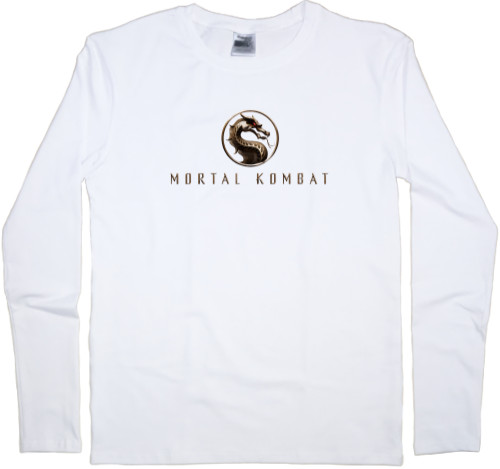 Мортал Комбат - Kids' Longsleeve Shirt - мортал комбат лого - Mfest