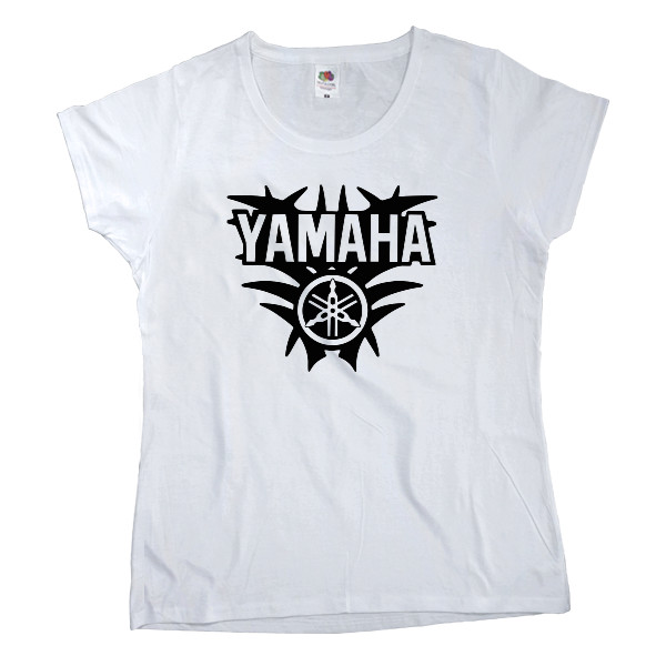 Yamaha - Футболка Класика Жіноча Fruit of the loom - yamaha logo 2 - Mfest