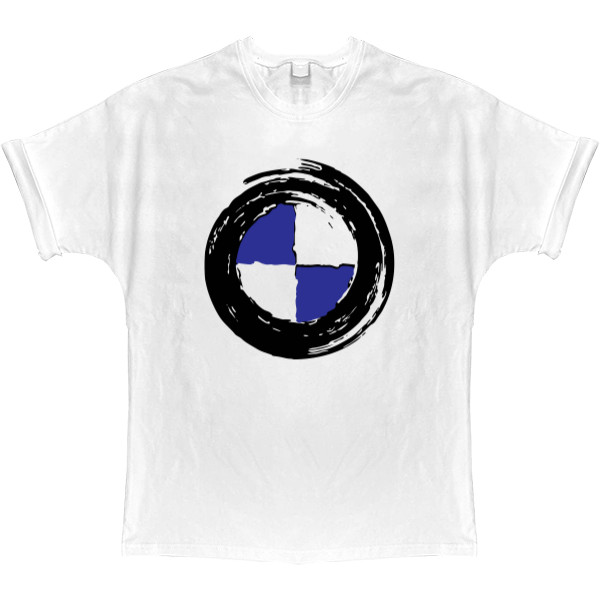 BMW - Футболка Оверсайз - BMW Graffiti logo - Mfest