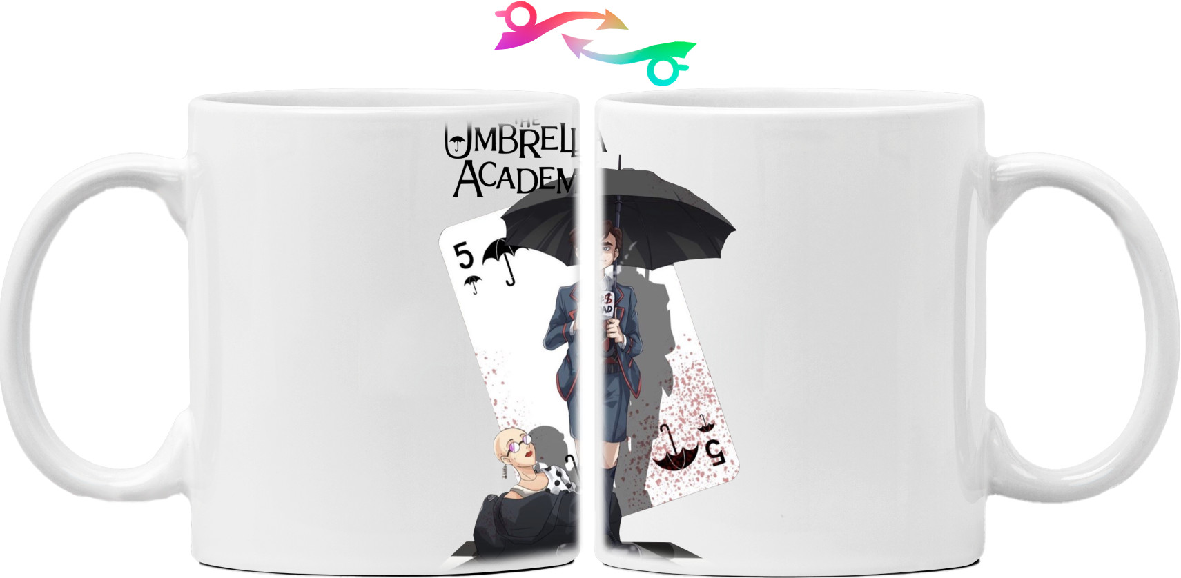 Академия Амбрелла / The Umbrella Academy - Кружка - umbrella academy № 5 - Mfest