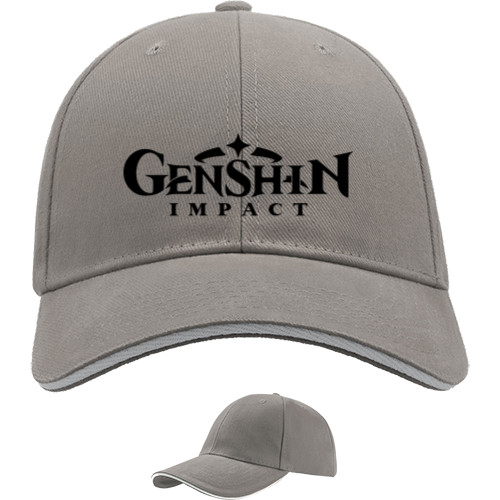 Genshin Impact - Кепка Сендвіч - Genshin Impact logo - Mfest