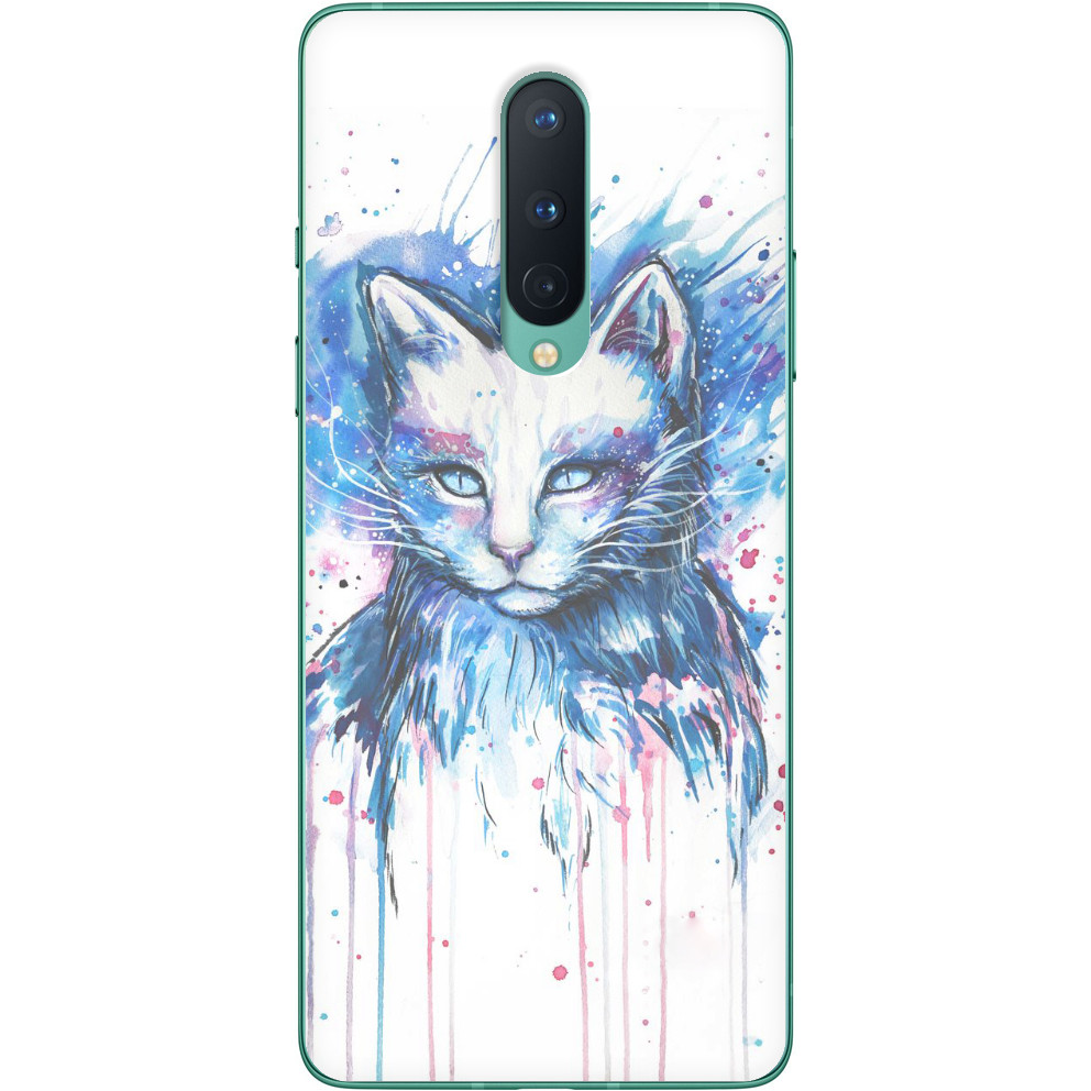 Коты и Кошки - Чехол OnePlus - кот акварель - Mfest