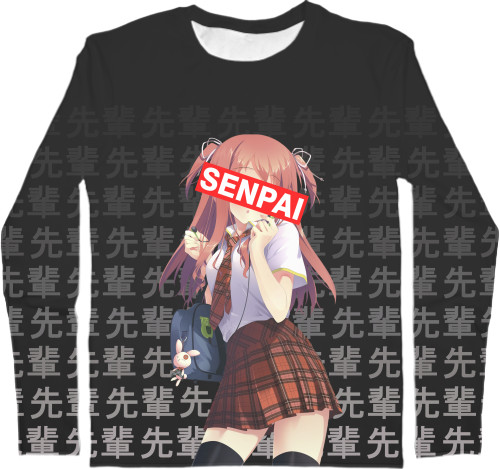 Senpai - Men's Longsleeve Shirt 3D - SENPAI 5 - Mfest