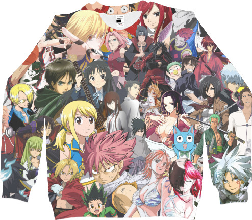 Anime - Women's Sweatshirt 3D - Anime Mix - Mfest