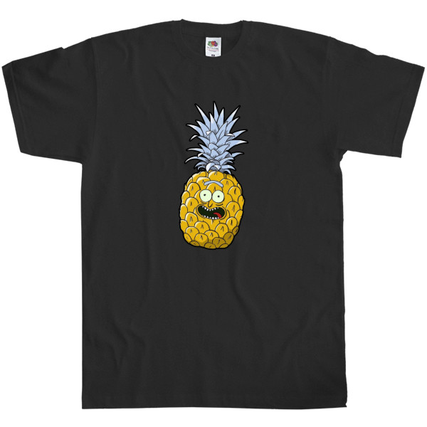 Рик и Морти - Футболка Классика Детская Fruit of the loom - pineapple rick - Mfest