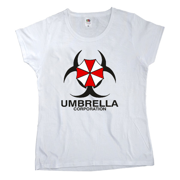 Umbrella Corporation - Футболка Класика Жіноча Fruit of the loom - UMBRELLA CORPORATION 3 - Mfest