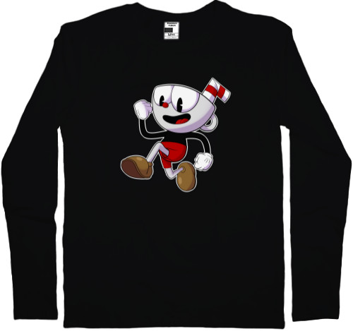 CupHead - Men's Longsleeve Shirt - CupHead 5 - Mfest