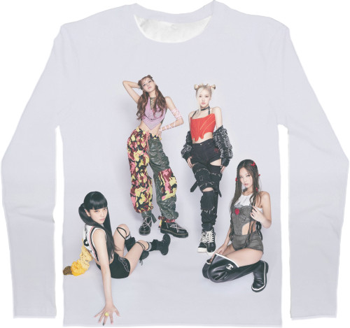 Blackpink - Men's Longsleeve Shirt 3D - blackpink pink venom 3 - Mfest