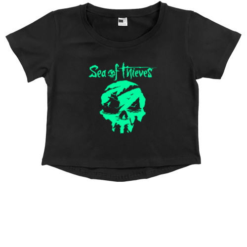 Sea of Thieves - Kids' Premium Cropped T-Shirt - Sea of Thieves 3 - Mfest