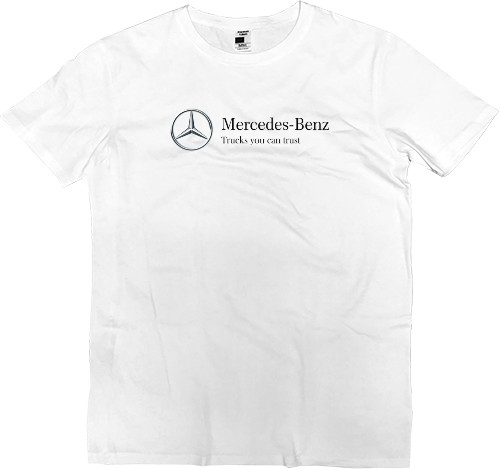 Mercedes-Benz - Футболка Премиум Мужская - Mercedes-Benz logo - Mfest