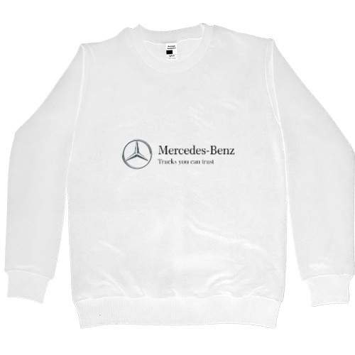 Mercedes-Benz - Свитшот Премиум Мужской - Mercedes-Benz logo - Mfest