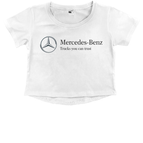 Mercedes-Benz - Кроп - топ Премиум Детский - Mercedes-Benz logo - Mfest