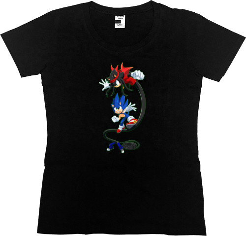 Sonic - Women's Premium T-Shirt - sonic 4 - Mfest