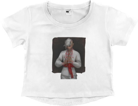 Я УКРАИНЕЦ - Women's Cropped Premium T-Shirt - ельф - Mfest