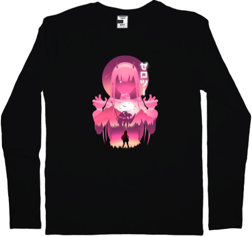 Darling in the Franxx - Men's Longsleeve Shirt - zero two 6 - Mfest