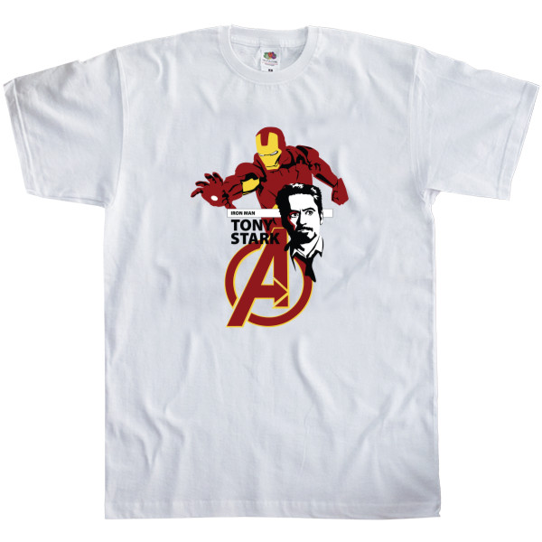 Iron Man - Kids' T-Shirt Fruit of the loom - тони старк - Mfest
