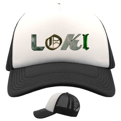 Локи / Loki - Кепка Тракер Детская - loki logo - Mfest