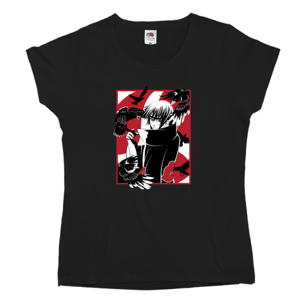 Наруто - Women's T-shirt Fruit of the loom - itachi art work - Mfest