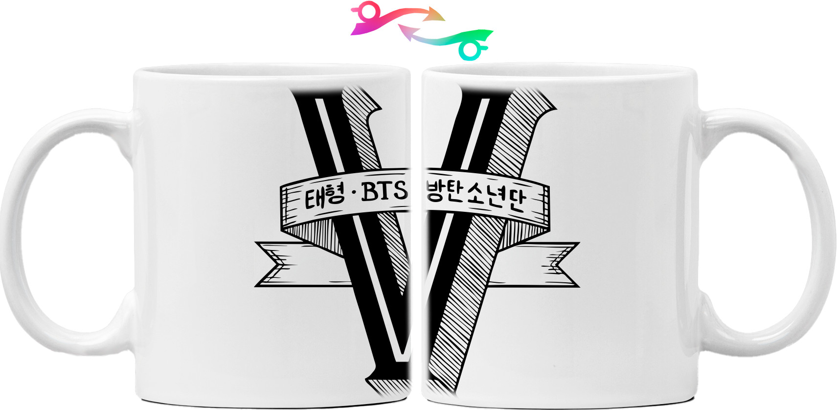 v bts logo