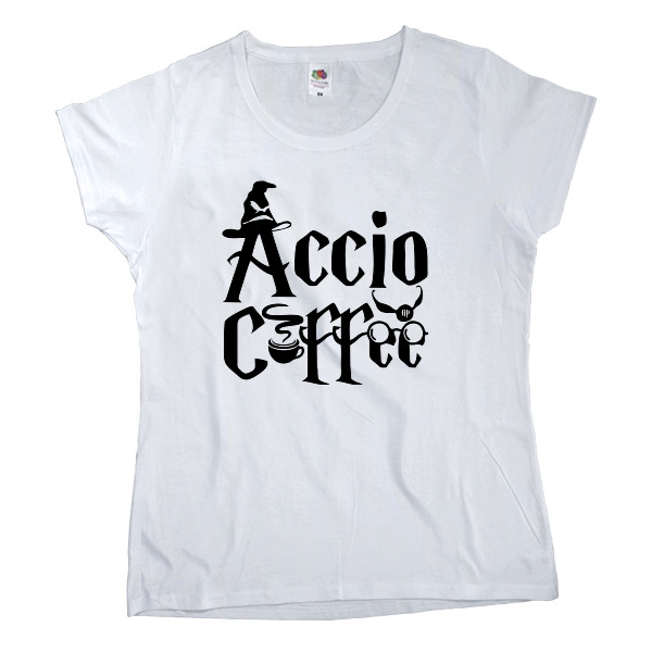 Harry Potter - Women's T-shirt Fruit of the loom - ACCIO COFFEE - Mfest