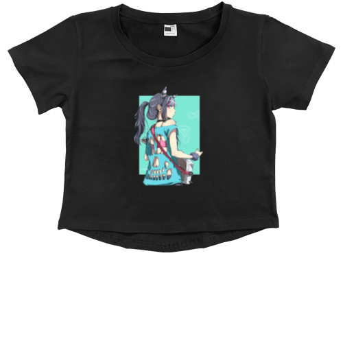 Danganronpa - Kids' Premium Cropped T-Shirt - Ibuki Mioda - Mfest