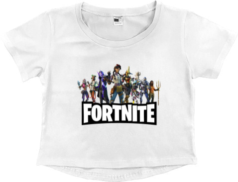 Fortnite - Women's Cropped Premium T-Shirt - fortnite 3сезон - Mfest