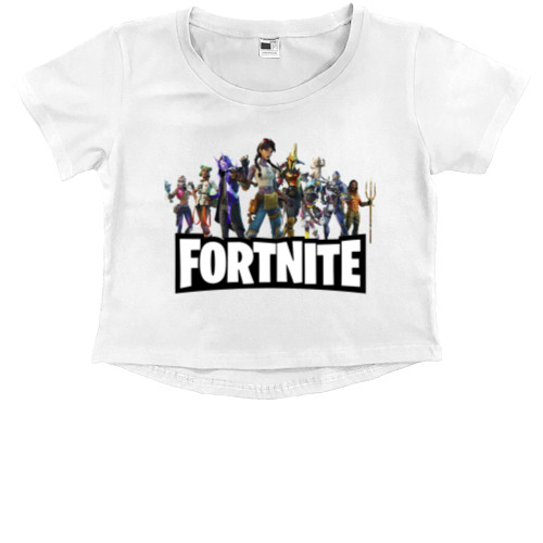 Fortnite - Kids' Premium Cropped T-Shirt - fortnite 3сезон - Mfest