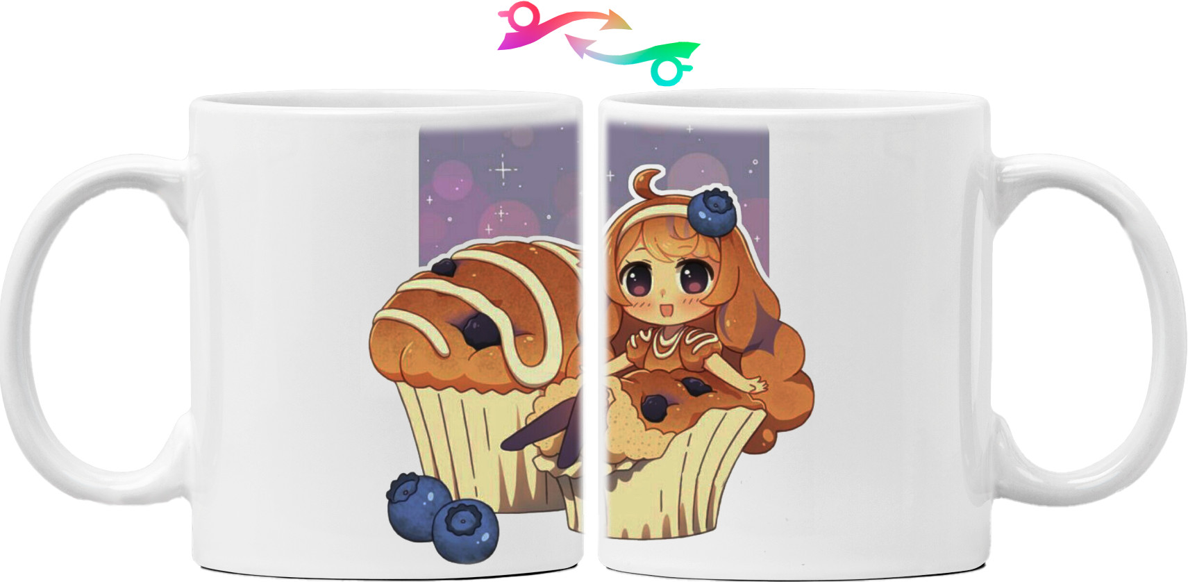 Anime - Кружка - muffin chibi girl - Mfest