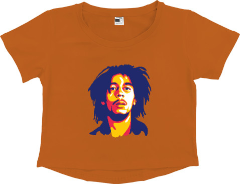 Bob Marley - Кроп - топ Преміум Жіночий - Bob Marley - Mfest