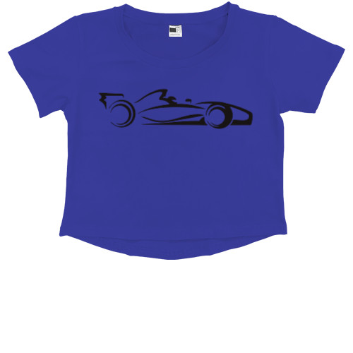 Авто - Kids' Premium Cropped T-Shirt - F1 - Mfest