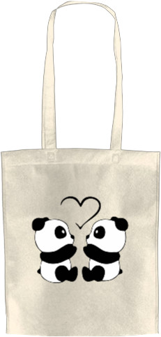Панды - Tote Bag - панда - Mfest