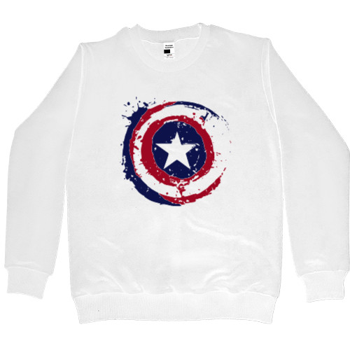 Captain America - Men’s Premium Sweatshirt - Щит - Mfest