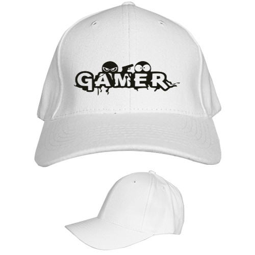 Для Геймеров - Кепка 6-панельная Детская - gamer - Mfest