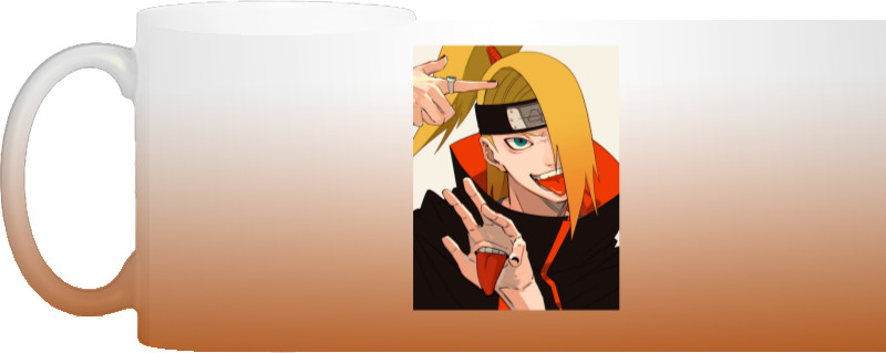 Наруто - Чашка Хамелеон - DEIDARA (SMILE) - Mfest