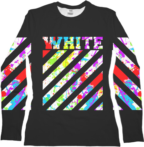 Off-White - Women's Longsleeve Shirt 3D - OFF WHITE (11) - Mfest