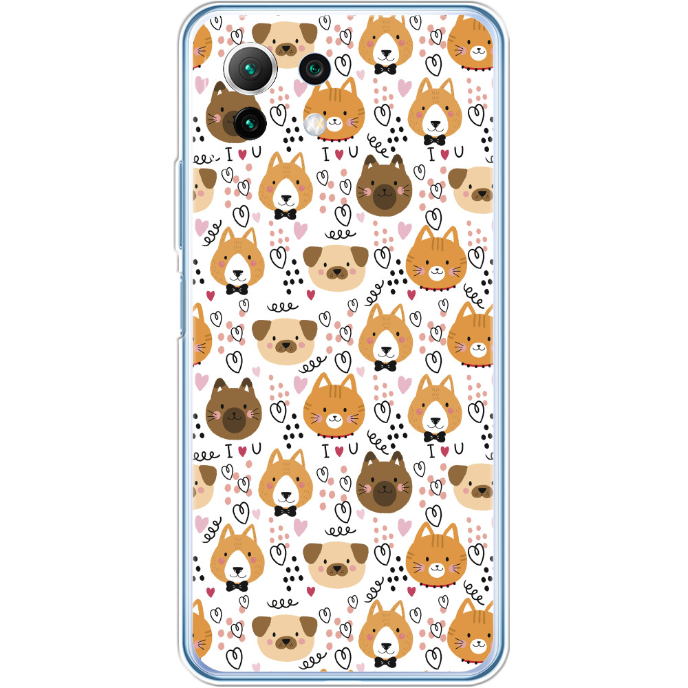Собаки - Чехол Xiaomi - Животные - Mfest