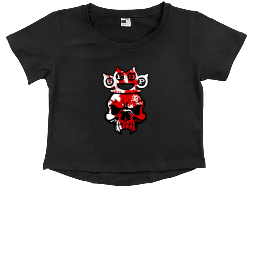 Five Finger Death Punch - Kids' Premium Cropped T-Shirt - Five Finger Death Punch (2) - Mfest