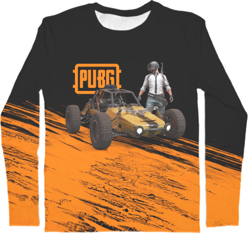 PlayerUnknown’s Battlegrounds (PUBG) - Men's Longsleeve Shirt 3D - PUBG (19) - Mfest