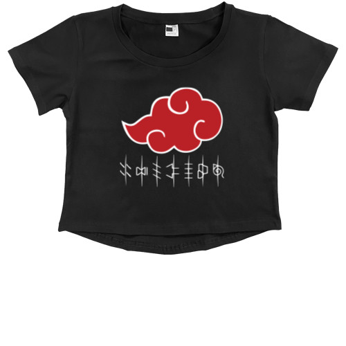 Наруто - Kids' Premium Cropped T-Shirt - Akatsuki (1) - Mfest