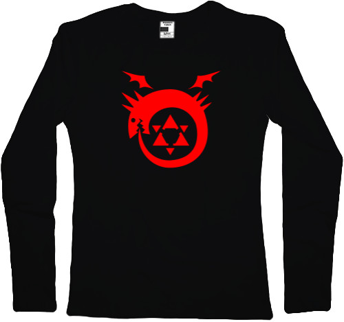 Стальной алхимик / Fullmetal Alchemist - Women's Longsleeve Shirt - FULLMETAL ALCHEMIST [1] - Mfest