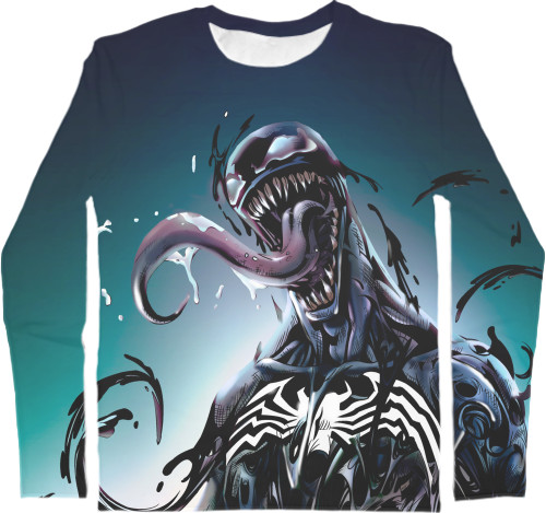Venom - Men's Longsleeve Shirt 3D - VENOM [5] - Mfest