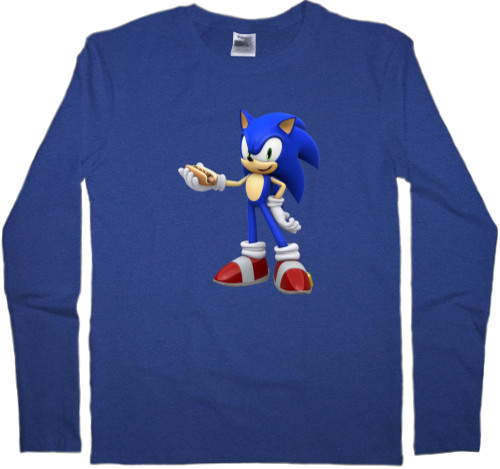 Sonic - Kids' Longsleeve Shirt - Sonic (12) - Mfest